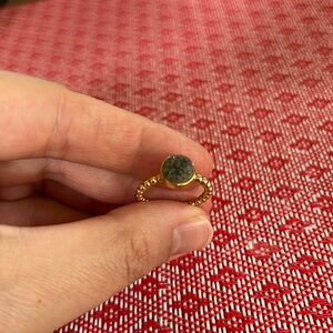 DARA ETTINGER druzy ring size 6